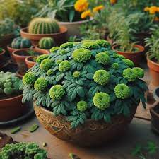 Hybrid Green Marigold Flower Seeds for Planting - Beautiful Blooms for Home Garden, GMO Free Seeds