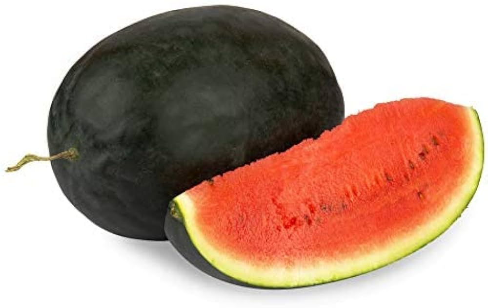 Black Watermelon Fruit Seeds for Garden Cultivation 100 pcs