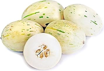 White Leopard Melon Vegetable Seeds for Planting - Uncommon Fruit Varieties, Heirloom Seeds