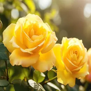 Yellow Rose Shrub Flower - for planting in home garden