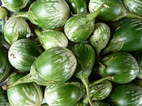 Green & White Eggplant Seeds for Planting - 100 pcs