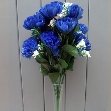 Deep Blue Carnation Flower Seeds – Heirloom, Non-GMO Flower Seeds for Planting