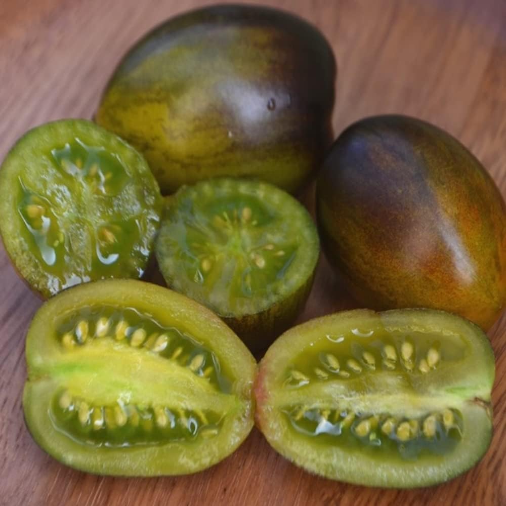 Green-Brown Tomato Solanum lycopersicum seeds for garden planting