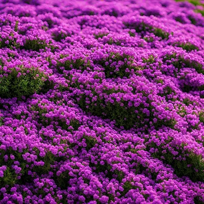 Purple Creeping Thyme Flower Seeds for planting in home garden
