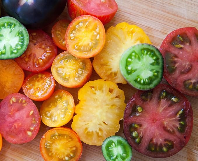 Heirloom Rainbow Beefsteak Tomato Seeds for Planting - Non-GMO Garden Seeds