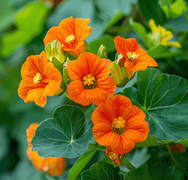 Kapuzinerkresse Flower Seeds for Planting, Heirloom, Non-GMO, 100