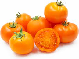 Sweet Orange Tomato Solanum lycopersicum for planting in urban garden